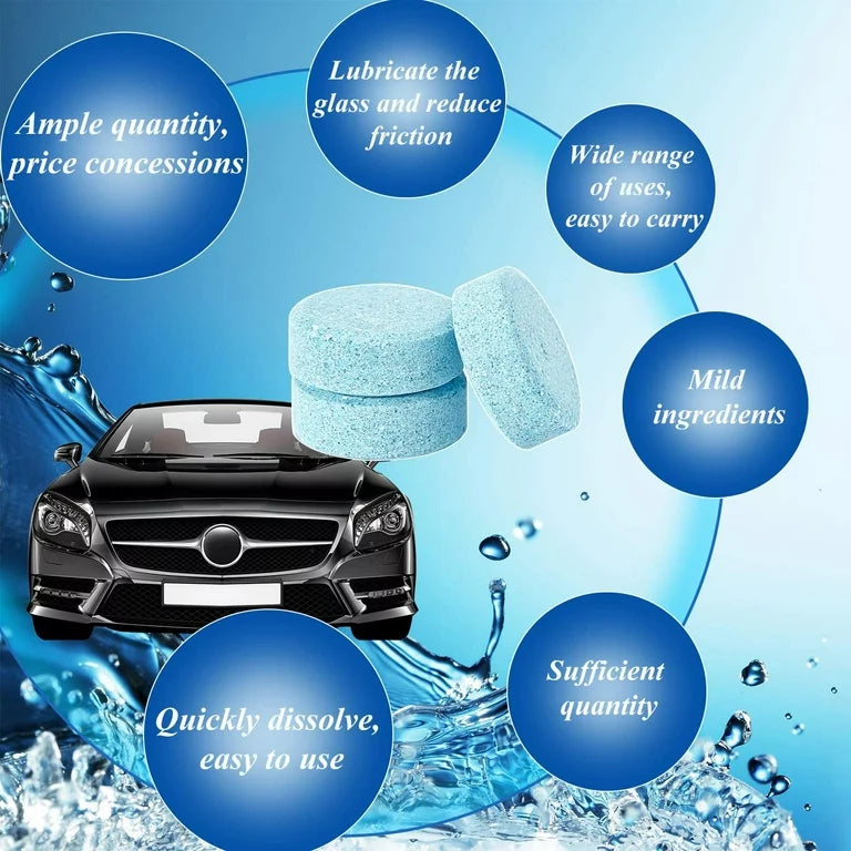 Car Glass Wash Cleaning Tablets 10PCS
