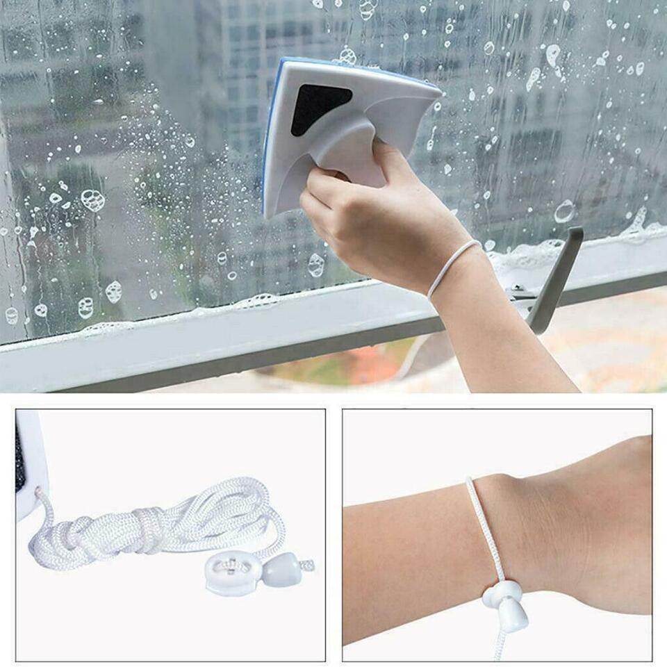 Window Magnetic Double Sided Glass Wipe Cleaner Cleaning Tools Kit Home Fast