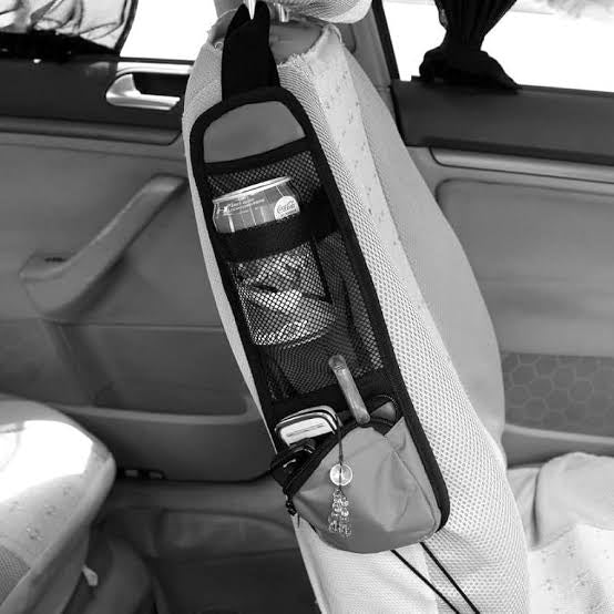 2PCS Multi Pocket Car Seat Side Hanging Storage Bag Holder