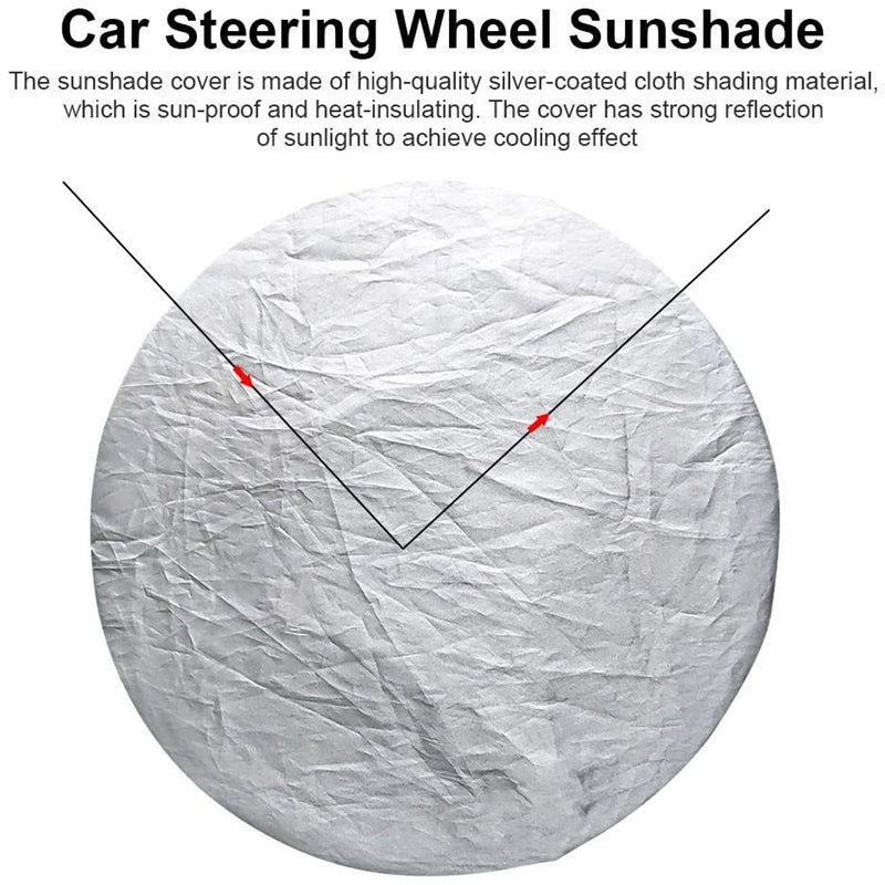 CAR STEERING WHEEL SUNSHADE COVER