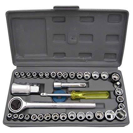 Aiwa Tool  40 Pieces Car Tool Set Mechanical Repairing Hand Wrench Kit